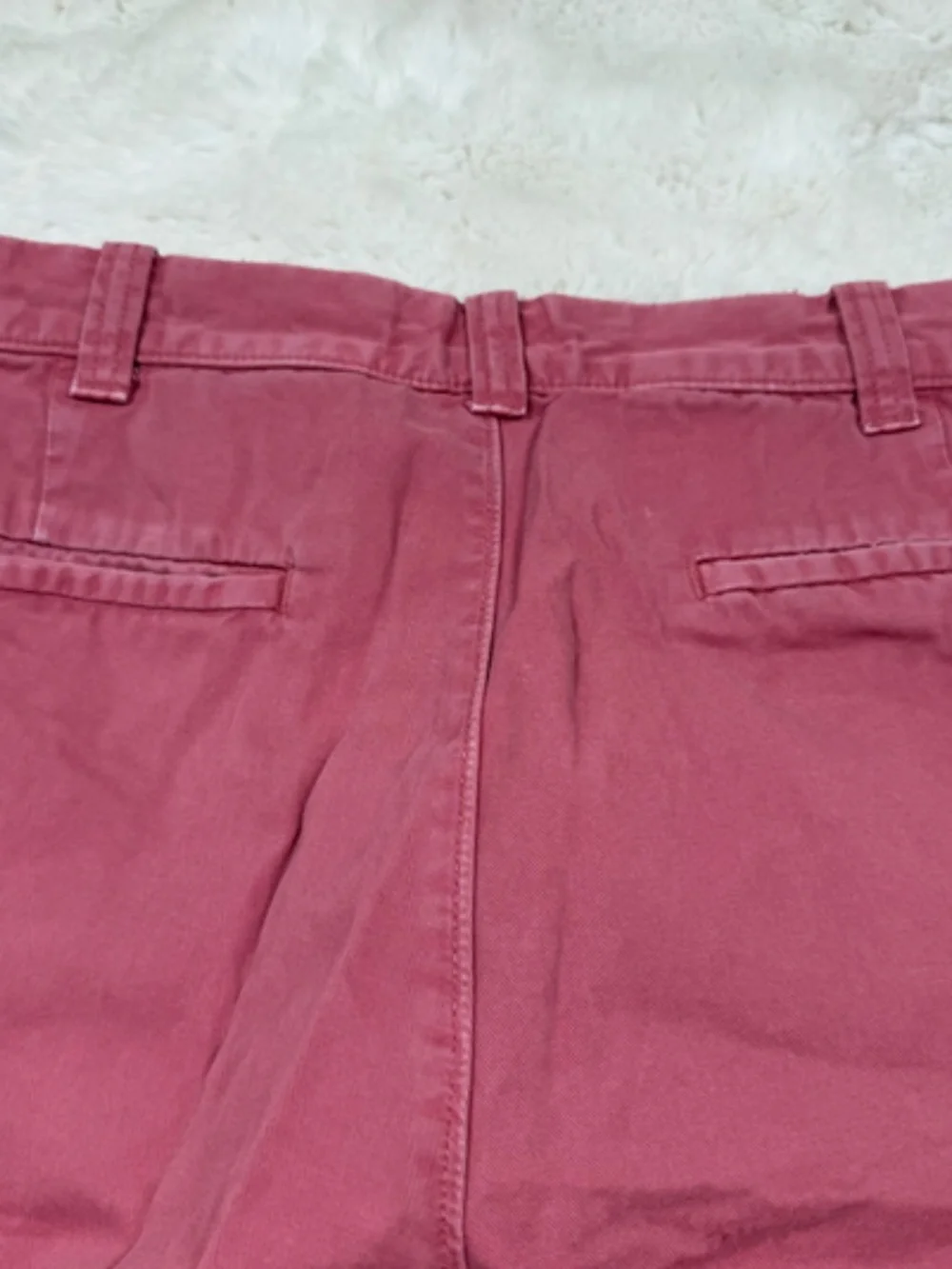 J. Crew Stanton Cotton Twill Shorts Red Inseam 9